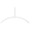 Ekena Millwork Archdale Architectural Grade PVC Gable Bracket, 108"W x 58 1/2"H x 4"D x 4"F, 13/12 Pitch GBP108X59X0404ARC00 - alternate 2